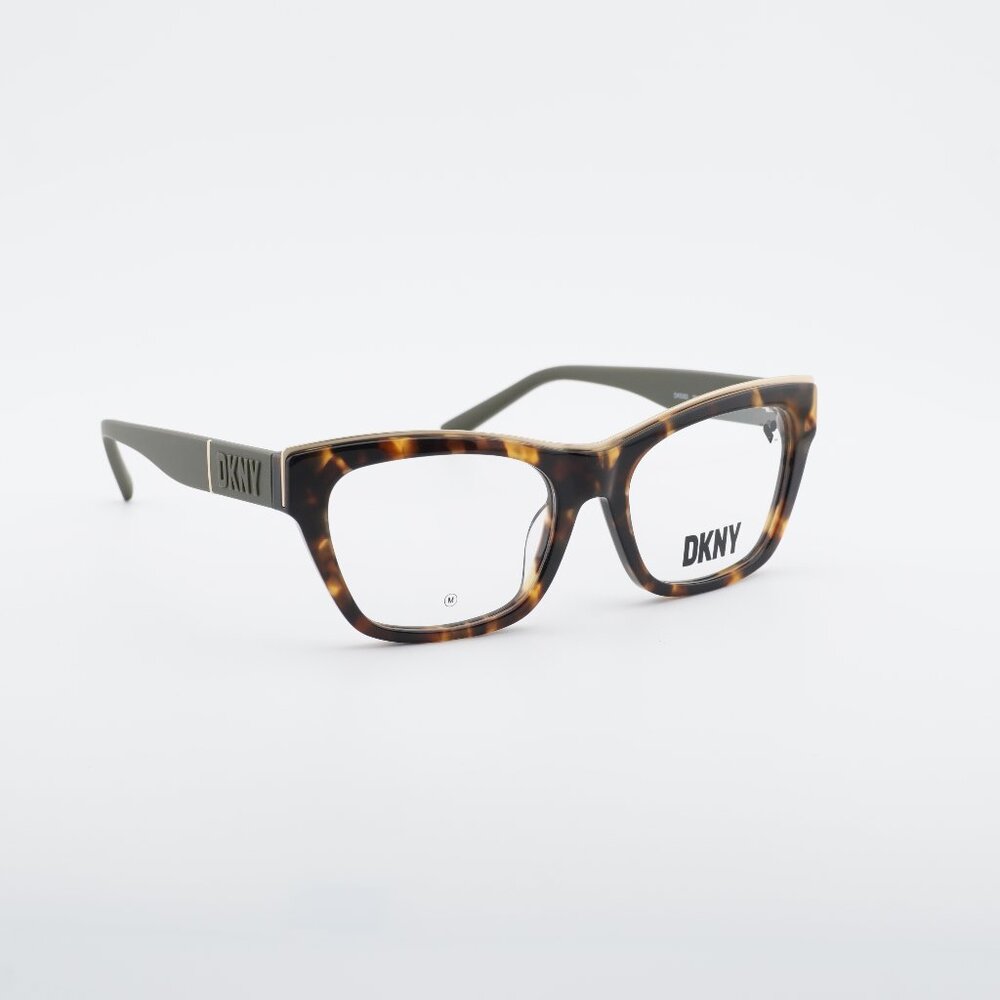 DKNY DK5063 281 Eyeglasses -Havana/Black 54mm Square Frame